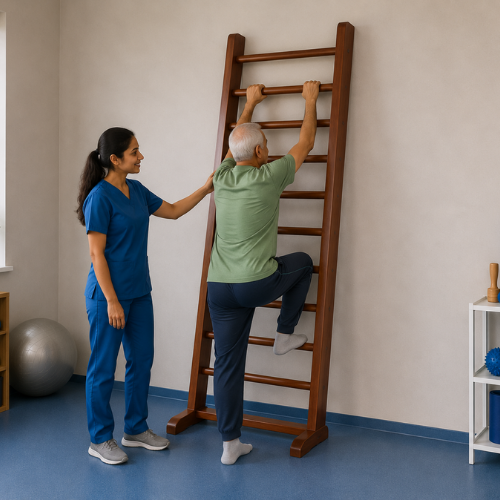 Wooden Stall Wall Bars